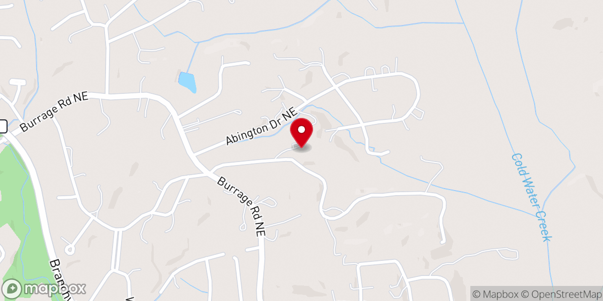 Map showing location of Risen Church