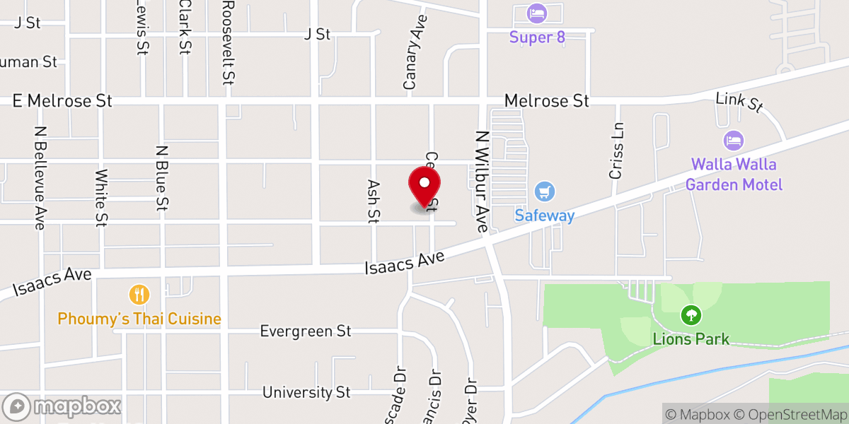 Map showing location of Eastgate Missionary Baptist Church