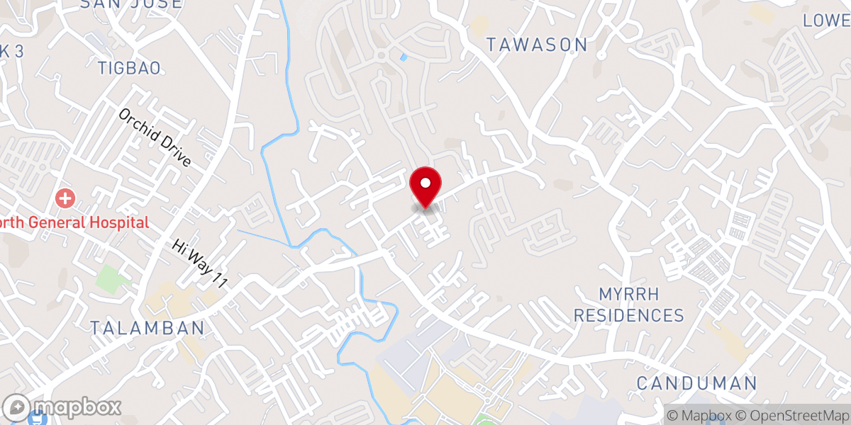 Map showing location of Calvary Chapel of Cebu City