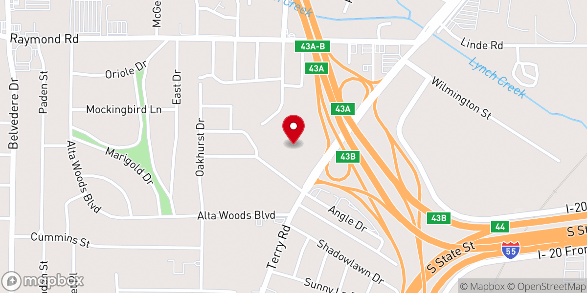 Map showing location of Carmelite Monastery