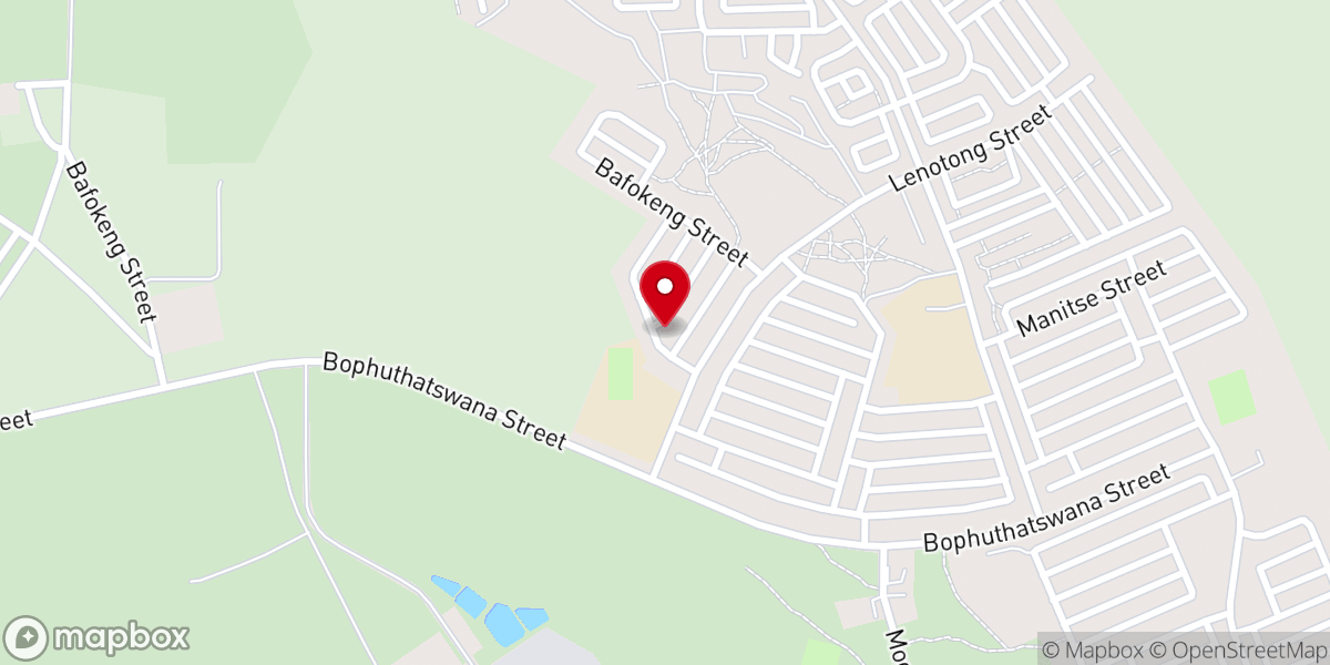 Map showing location of International Evangelical Christian Church