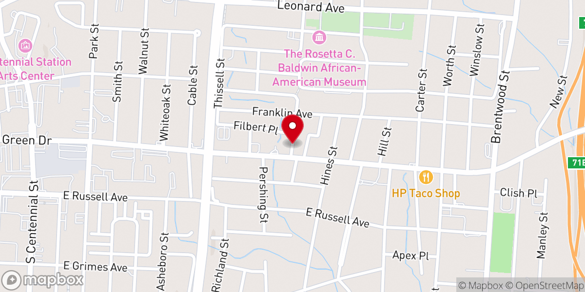 Map showing location of Another Chance Gospel Ministry