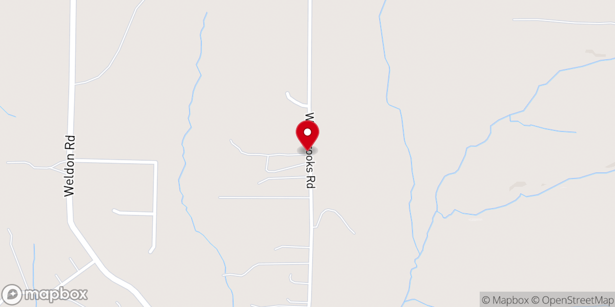 Map showing location of Laodicea Baptist Church