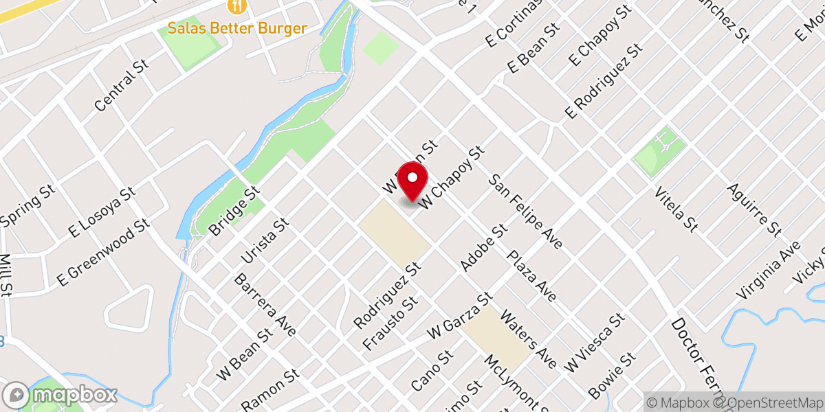 Map showing location of Jesus Loves You Church