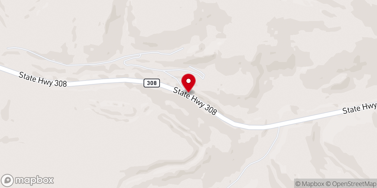 Map showing location of Smith Mine Disaster Historical Marker