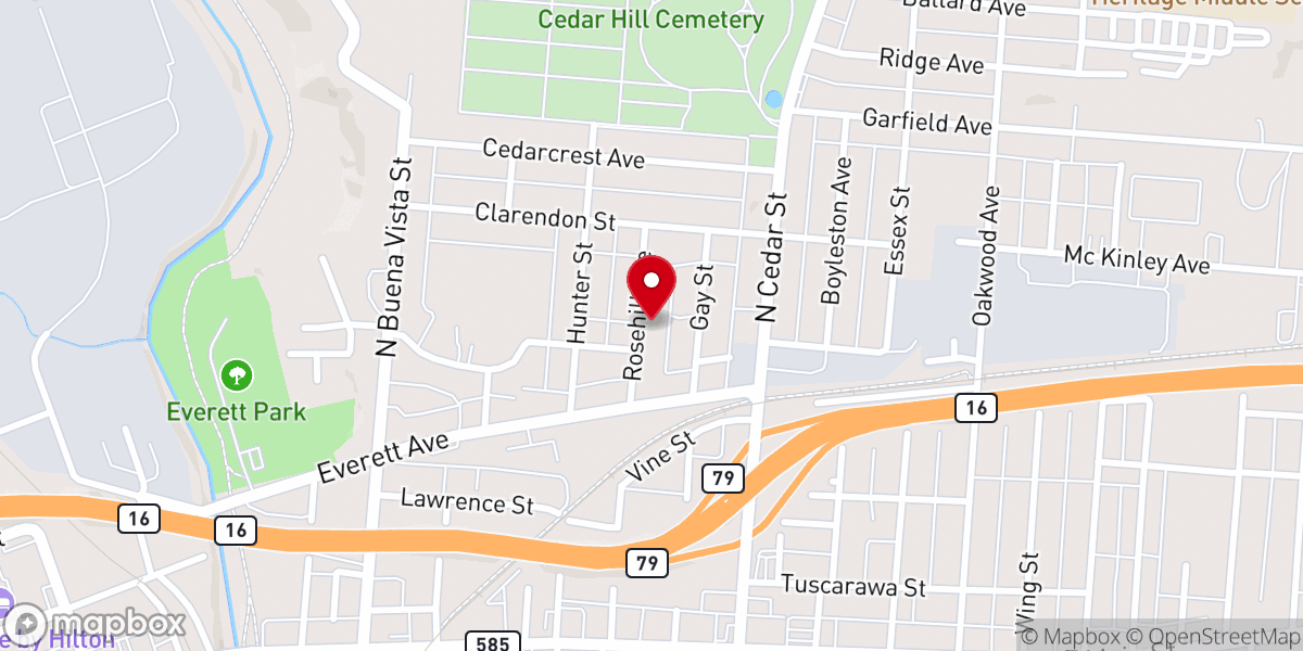 Map showing location of Last Call Outreach Ministries/A Church Without Walls