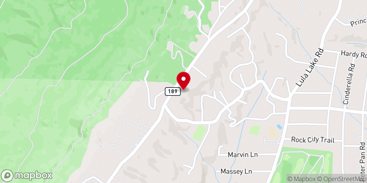 Map showing location of Our Lady of the Mount Catholic Church