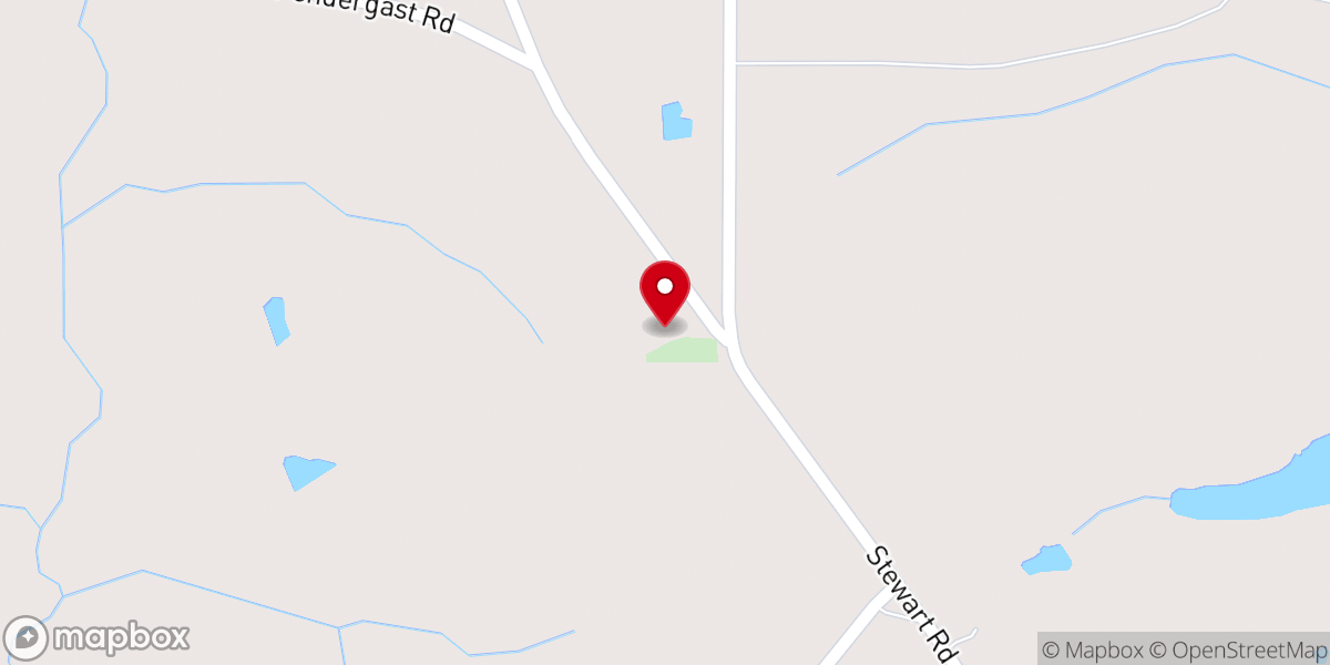 Map showing location of Barnetts Creek Baptist Church