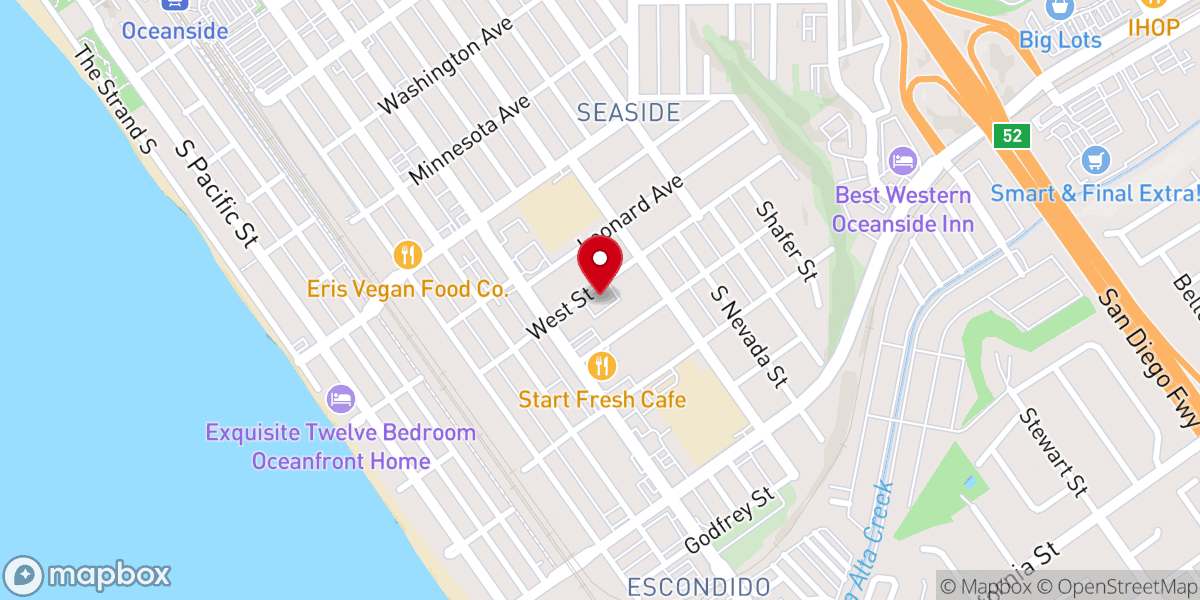 Map showing location of Rhythm Church
