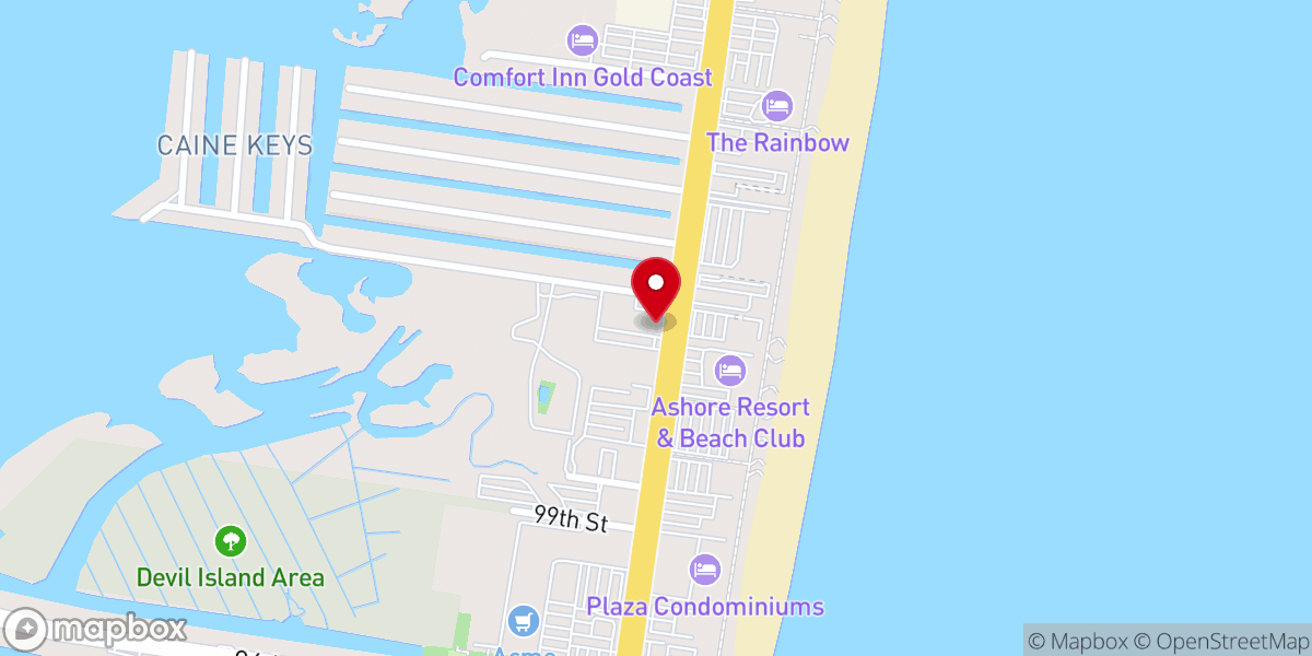 Map showing location of St Peter's Lutheran Church