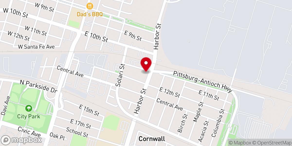 Map showing location of Evangelist Church-God-Christ