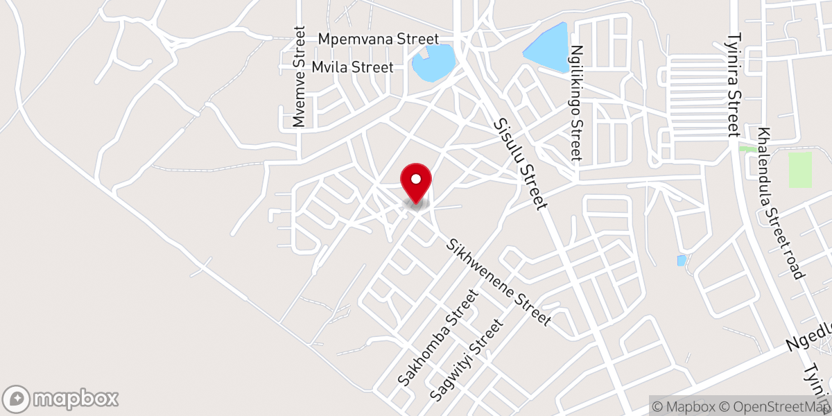 Map showing location of United Old Apostolic Church (M/Well West)