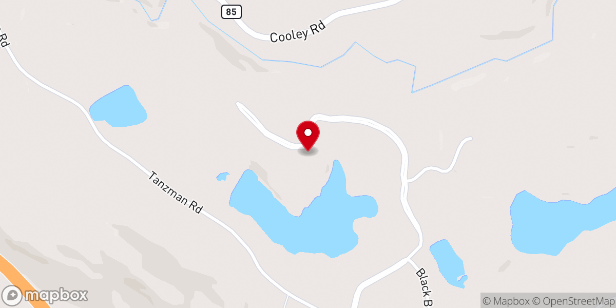 Map showing location of Camp Hasc Inc