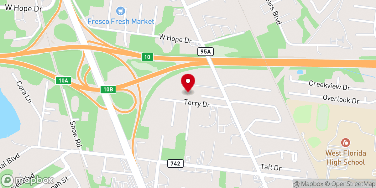 Map showing location of Solid Rock Holiness Church