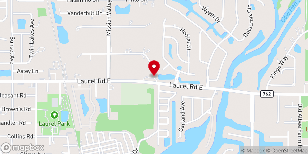 Map showing location of Carmel At Mission Valley