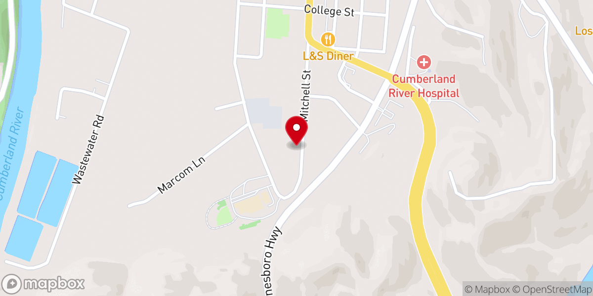 Map showing location of Seventh Heaven Wedding Chapel