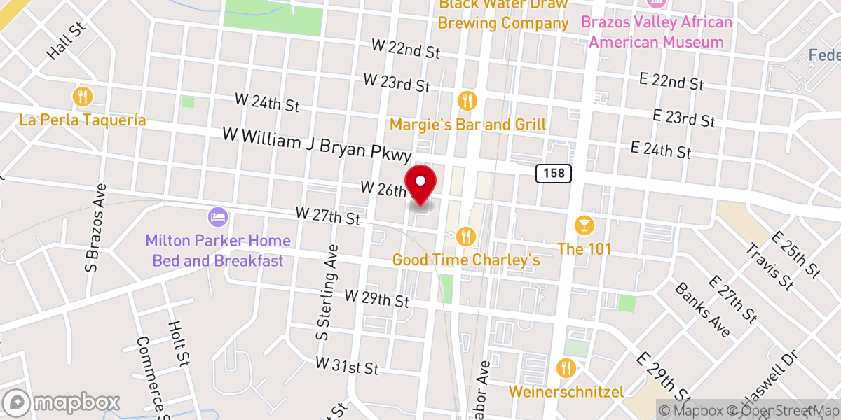 Map showing location of Saint Andrew's Episcopal Church