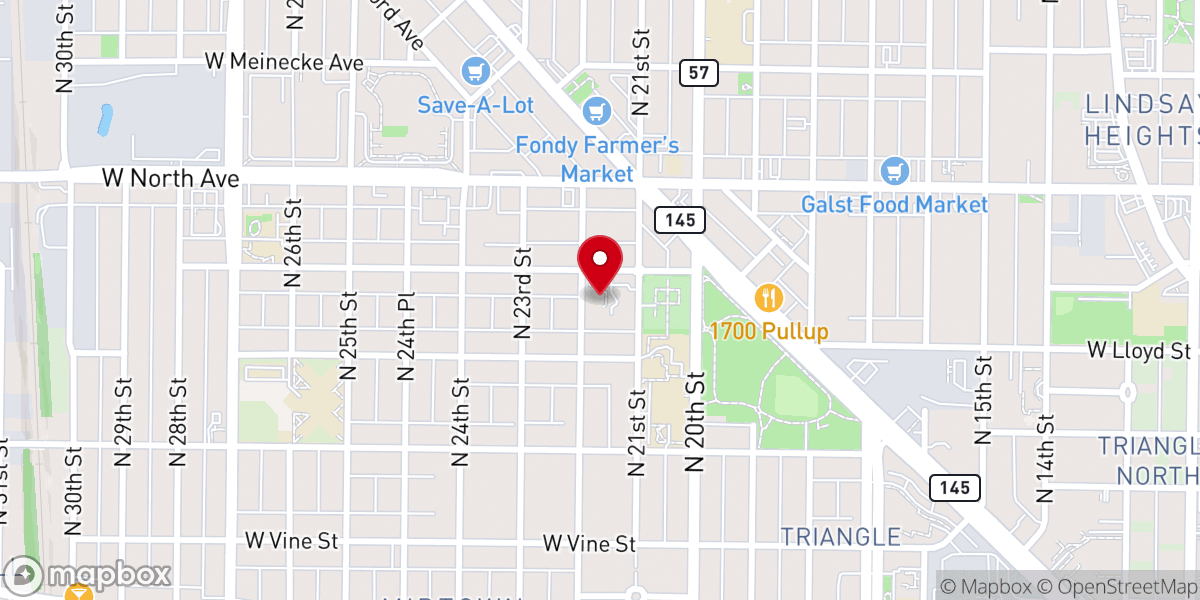 Map showing location of Holy Mount Carmel Baptist Church