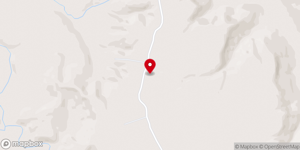 Map showing location of Big Ridge Road Baptist Church