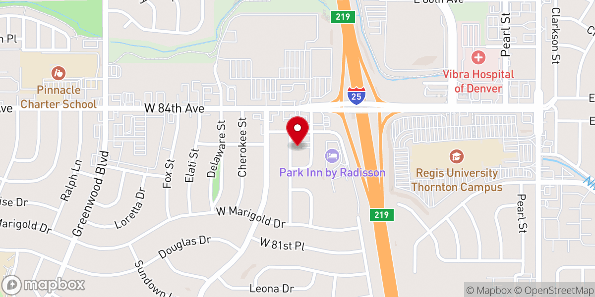 Map showing location of Fountain of Life Community Church