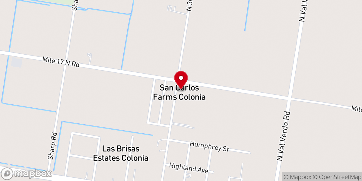 Map showing location of Templo Pentecostes Fuente Del Cielo
