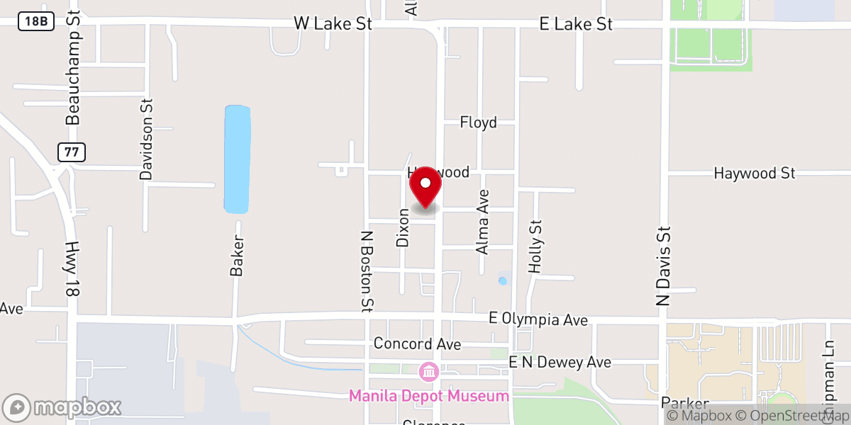 Map showing location of Manila Church of Christ