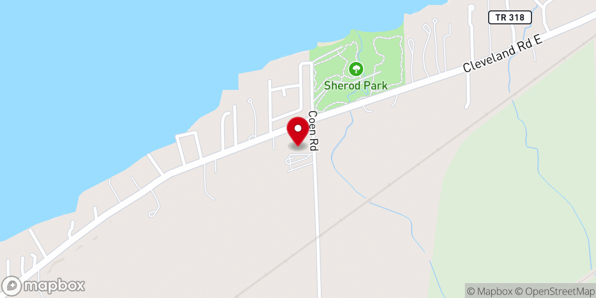 Map showing location of Grace United Methodist Church
