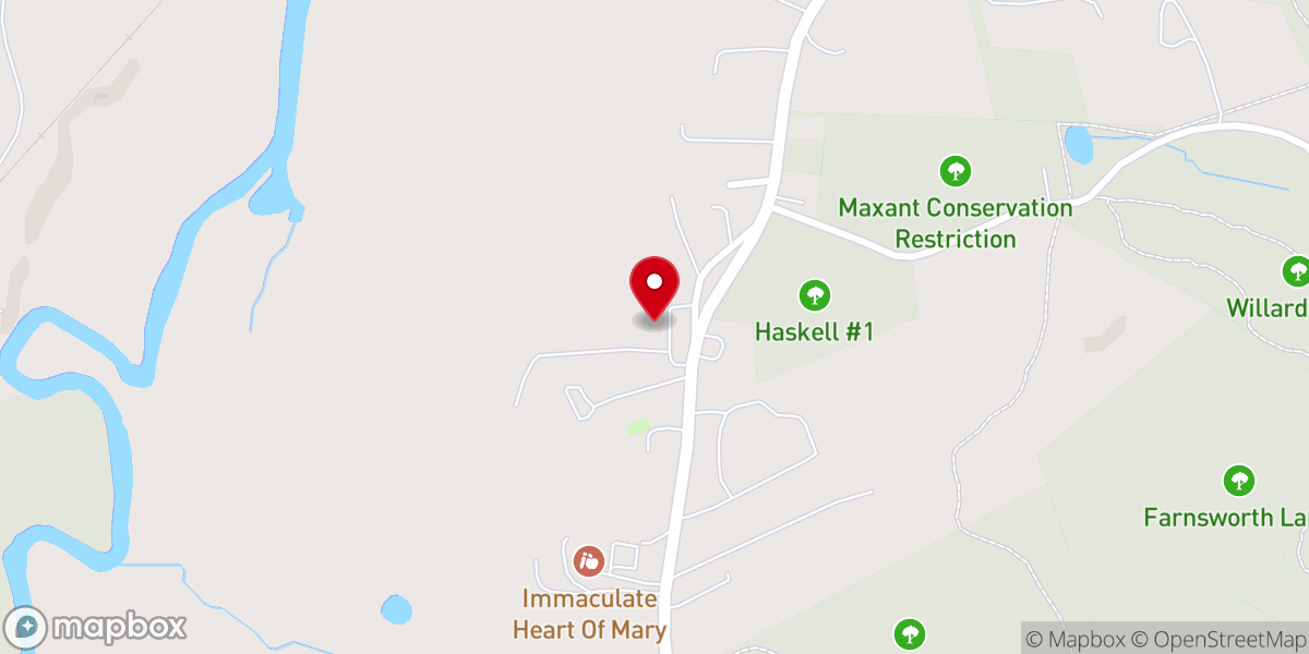 Map showing location of Sisters of St. Benedict Center