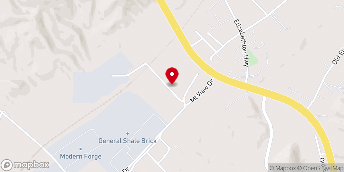 Map showing location of Blessed Redeemer Baptist Church