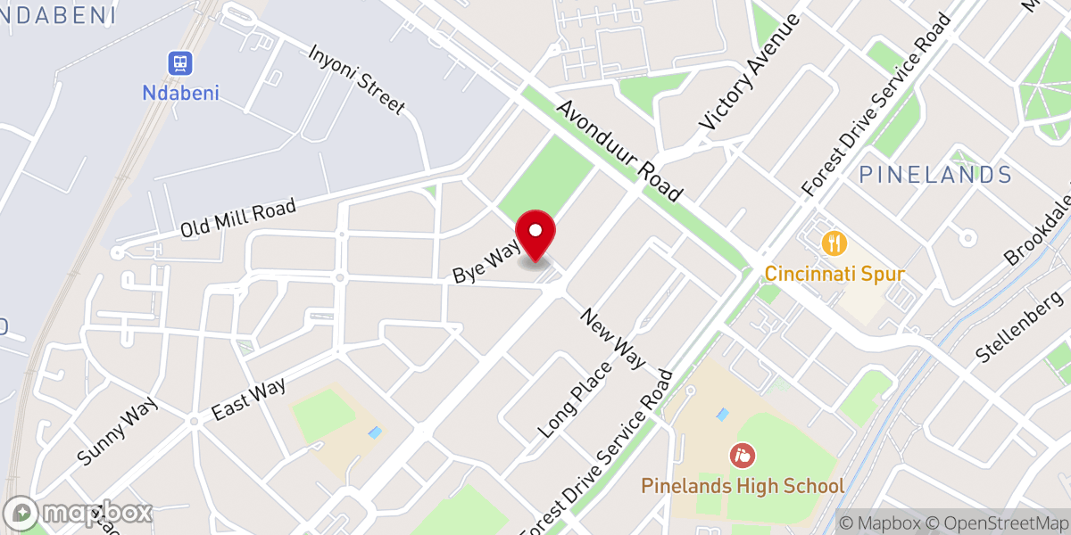 Map showing location of Christ the King Catholic church Union Ave Pinelands