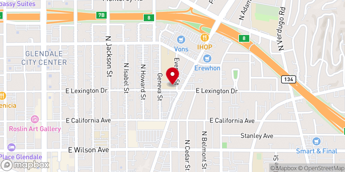 Map showing location of Armen Ministry