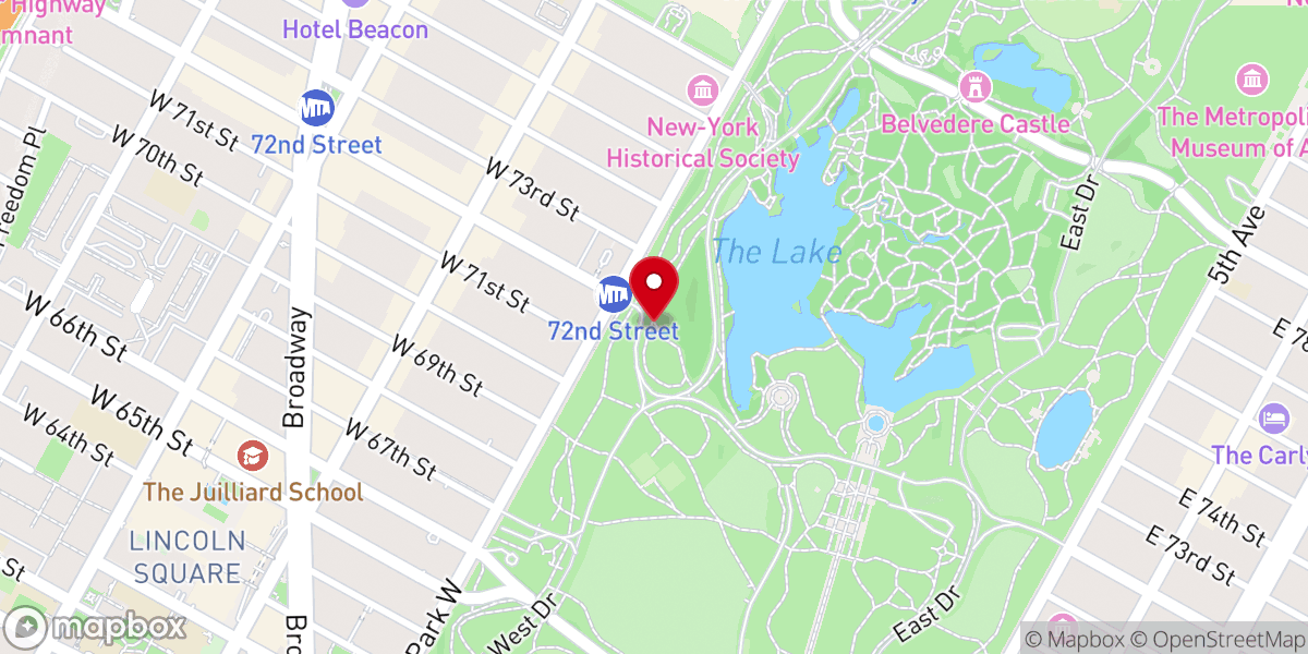Map showing location of Strawberry Fields
