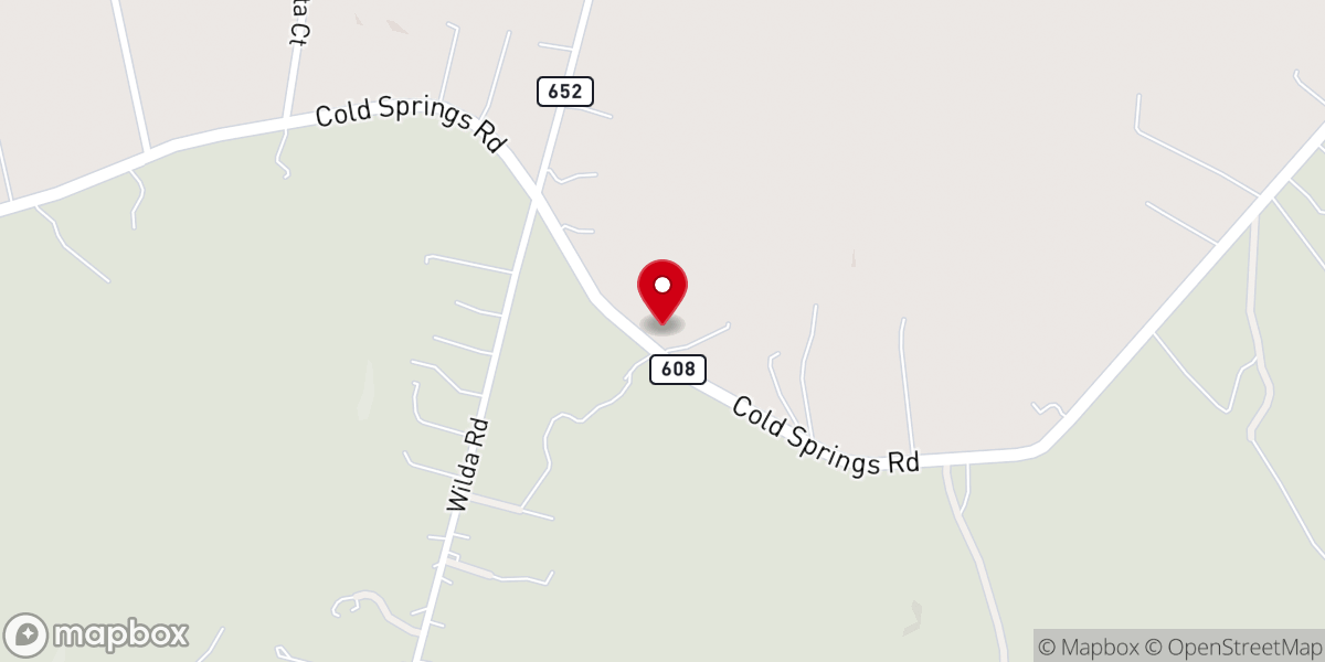 Map showing location of Greenmonte Fellowship