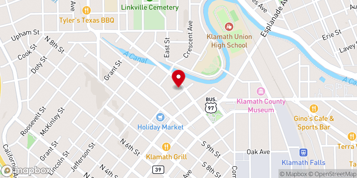 Map showing location of Zion Lutheran Church