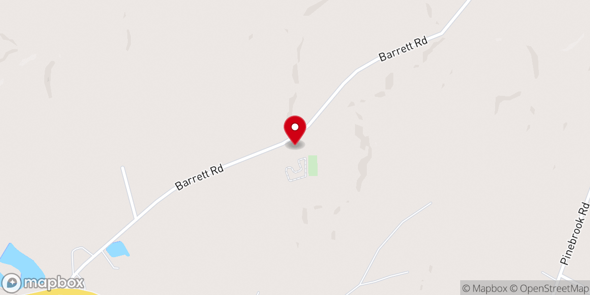 Map showing location of Oakhurst Baptist Church