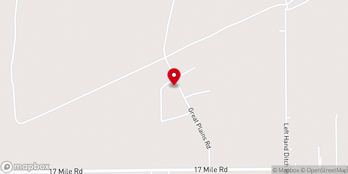 Map showing location of Northern Arapahoe Tribal Housing