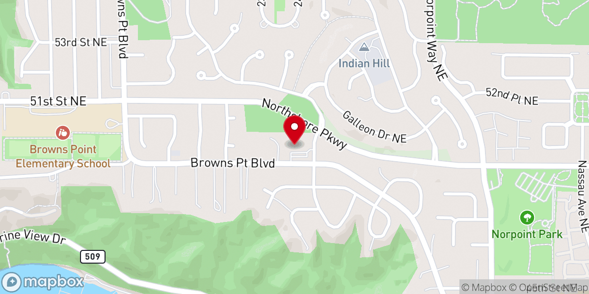 Map showing location of Resurrection Lutheran