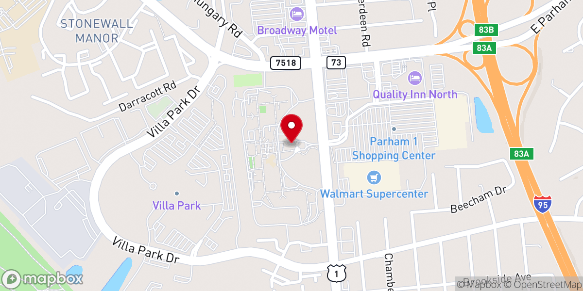 Map showing location of Chapel at St. Joseph's Villa