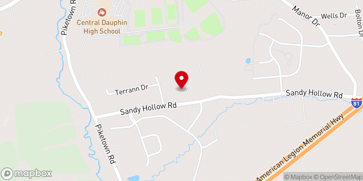 Map showing location of Agape Fellowship In Christ Church