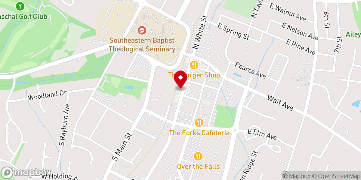 Map showing location of Church and Family Life