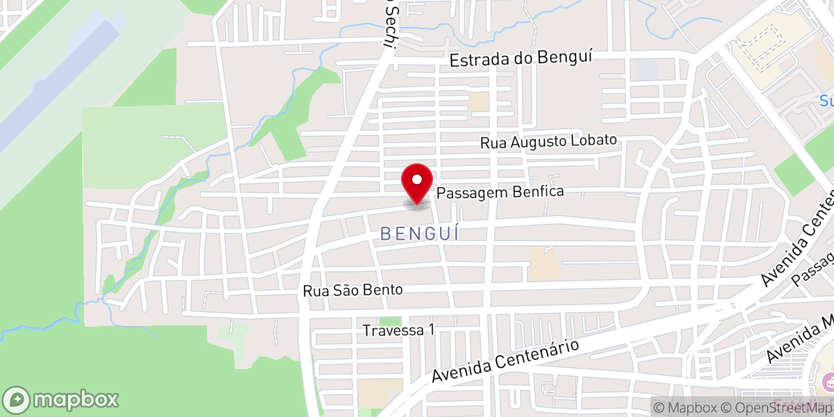 Map showing location of Assembleia de Deus Da São José