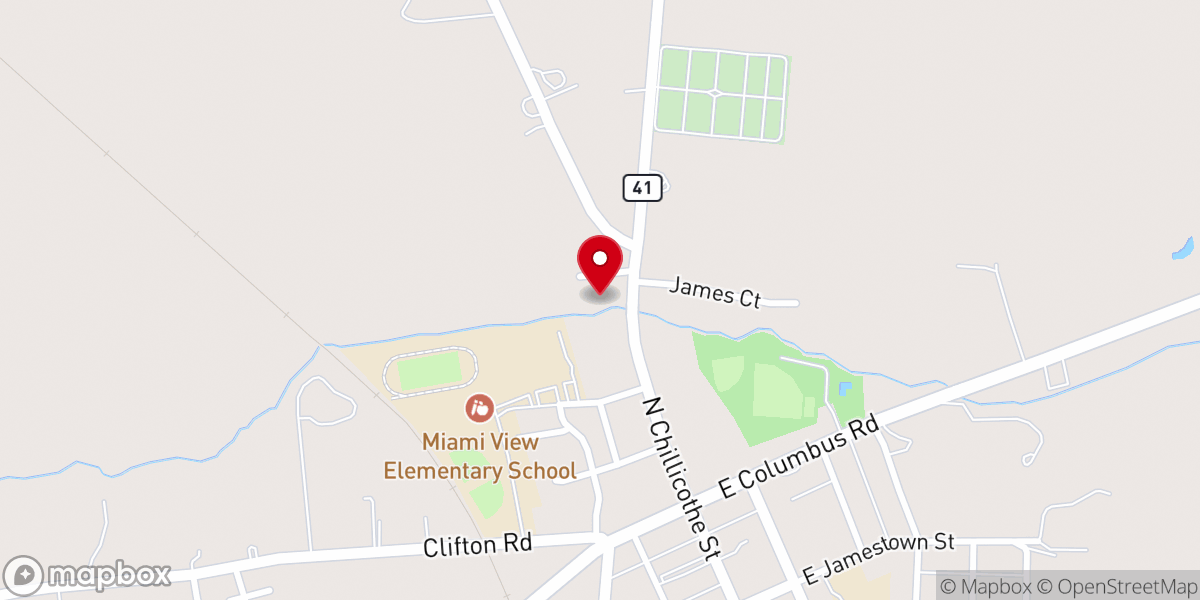 Map showing location of Journey of Faith Fellowship