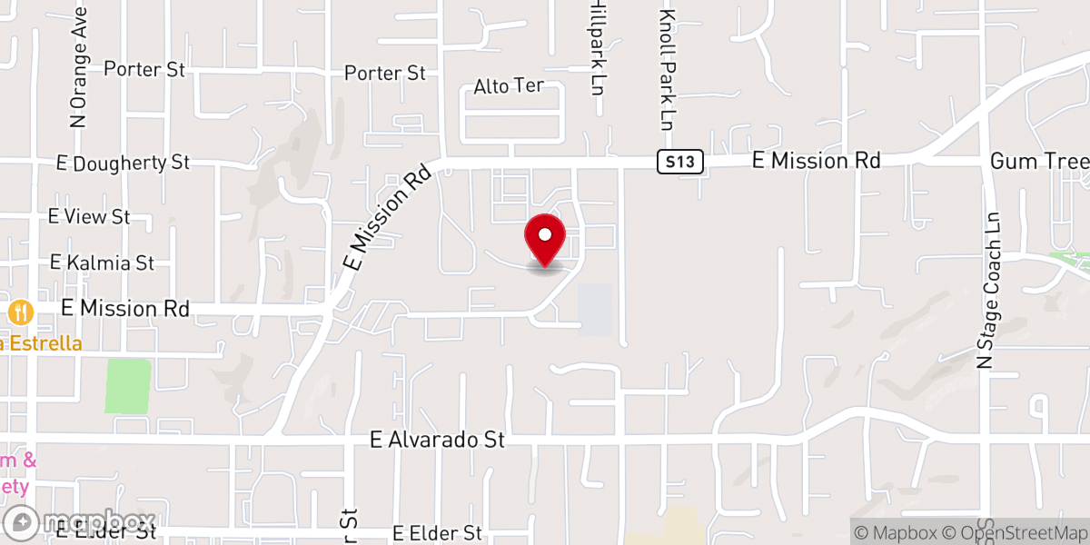 Map showing location of Iglesia Pentecostes Casa De Adoracion