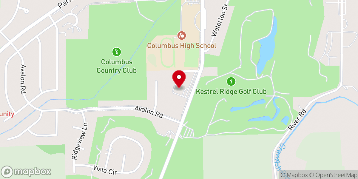 Map showing location of St Jerome's Catholic Church