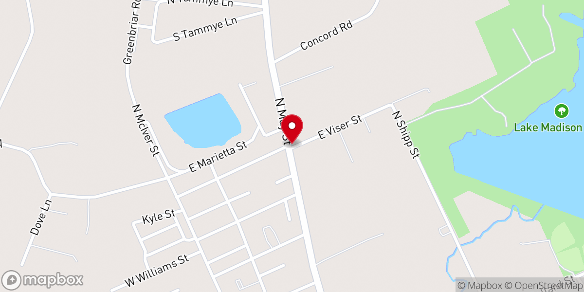 Map showing location of Living Truth Church