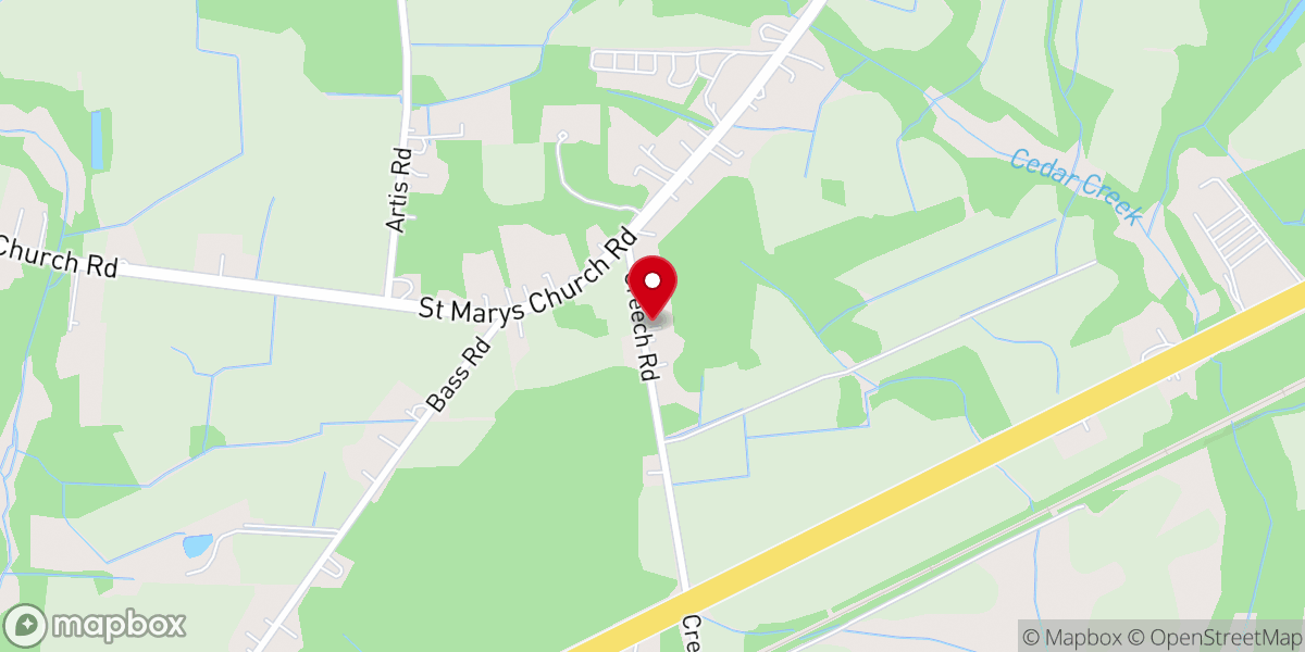 Map showing location of Friendship PBC