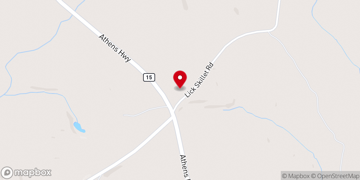 Map showing location of Celebration Baptist Church