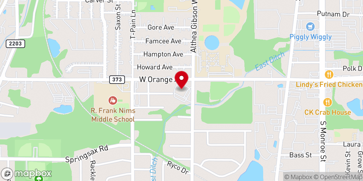 Map showing location of Bethel AME Church