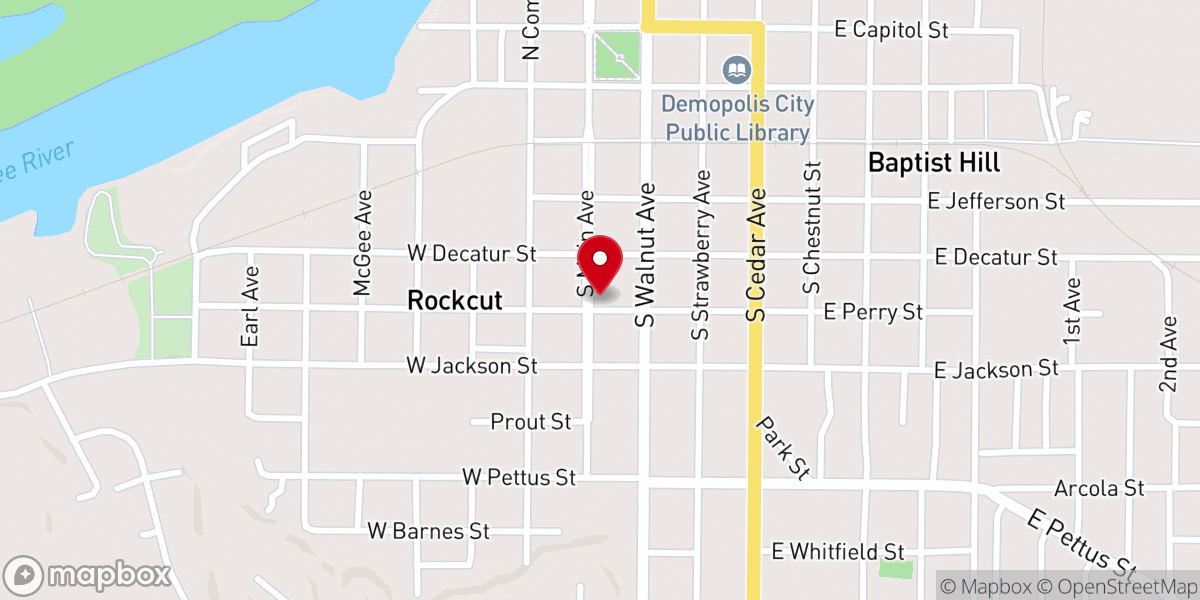 Map showing location of Saint Leo Catholic Church