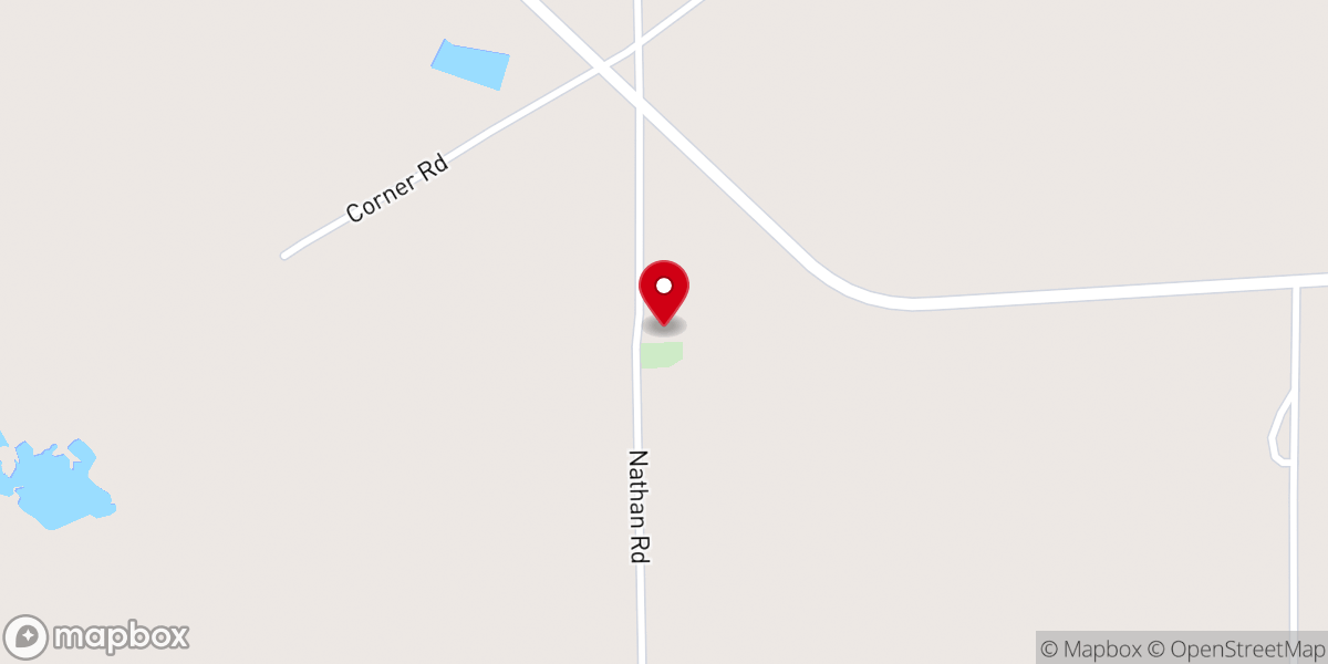 Map showing location of Christian Home Baptist Church